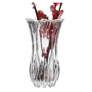 Imagem de Vaso de Vidro Transparente Tulipa para Flores Arranjos Plantas 12x22cm