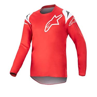 Imagem de Alpinestars 3771823-3120-GG: Youth Racer Narin Jersey Marte Red/White Yxl