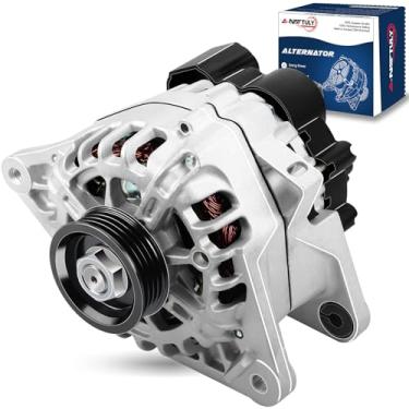 Imagem de Novo alternador 11311N compatível com Hyundai Elantra 2.0L 2007 2008 2009 2010 2011 2012 Hyundai Elantra 2.0L, Kia Soul, Spectra, Spectra5, substituição de alternador de alta saída 2655635, 3730023650