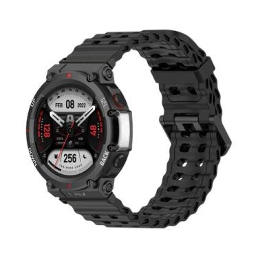 Imagem de Pulseira Esportiva Respirável De Silicone Elástico Bicolor Para Amazfi