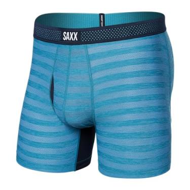 Imagem de Roupa íntima masculina Saxx – Cueca boxer de malha refrescante com suporte embutido – Roupa íntima masculina