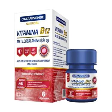 Imagem de Vitamina B12 Metilcobalamina - 60 Comprimidos - Catarinense