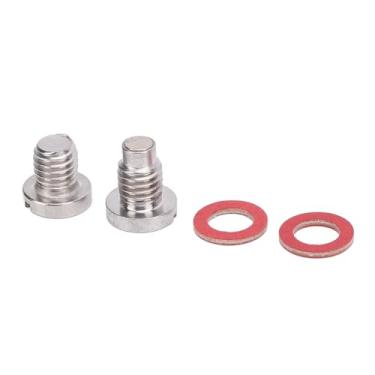 Imagem de Cryfokt Kit de Parafuso de Drenagem de Unidade Inferior de Aço Inoxidável OE 90340-08002 para Motor de Popa Fácil Instalação 4 Peças para Motor Marinho