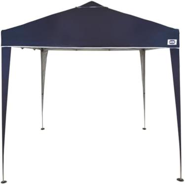 Imagem de Tenda dobravel, sombra, abrigo portatil, festa no jardim, 3x3m, leve, azul, elegante