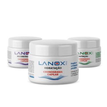 Imagem de Cronograma Capilar Lanox Pro - Nutrição, Hidratação e Reconstrução (3 