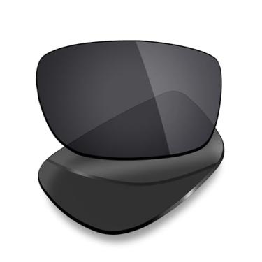 Imagem de Mryok Lentes de substituição UV400 compatíveis com óculos de sol Spy Optic Colt, HD Polarized, proteção UV, resistente a impactos e ajuste perfeito - Stealth Black