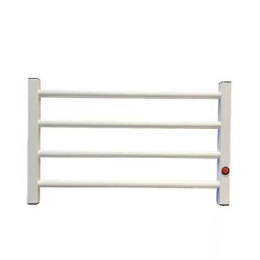 Imagem de Toalheiro Térmico Porta Toalha Seca e Aquece 4 Barras Alumínio secador de toalha(branco)