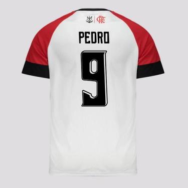 Imagem de Camisa Flamengo Âncora 9 Pedro Branca - Braziline, GG