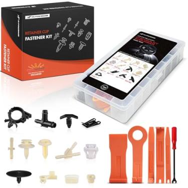 Imagem de A-Premium Kit de clipe de retentor de carro 130 peças (tipo 13) compatível com Chevrolet Suburban 1985-1991, painel de acabamento de porta de para-choque, conjunto de substituição de prendedor de