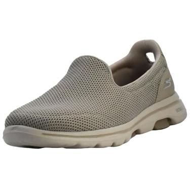 Imagem de Skechers Go Walk 5 feminino, Cinzento-acastan, 6 X-Wide