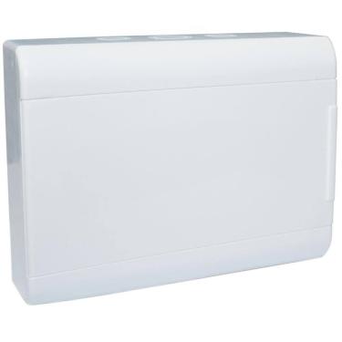 Imagem de Quadro De Distribuição De Sobrepor Porta Opaca 12 Din - Scv12po - Steck Quadro Sobrepor 12 Disj. Din Po Steck Scv12.po