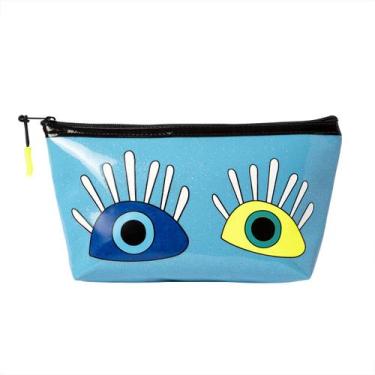 Imagem de Necessaire Brilhante My Eyes On You Biggdesign, Multicolorido