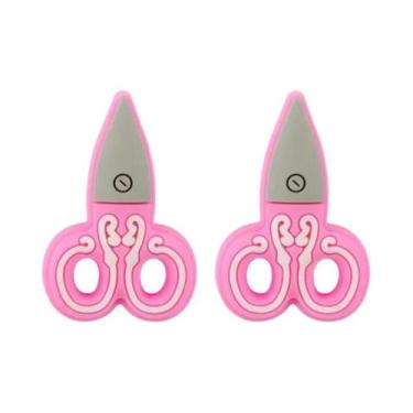 Imagem de Protetores De Ponta De Agulha De Tricô De Silicone Em Formato De Anima