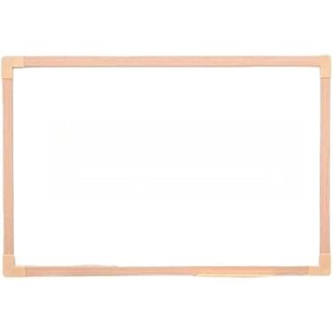 Imagem de Lousa Quadro Branco 4 Pincel Marcadores 1 Apagador Didática 90x60cm