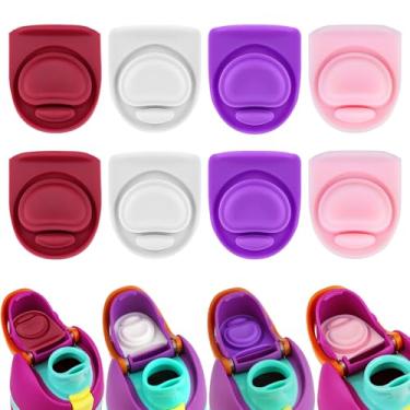 Imagem de ZONBBEE 8 peças de rolha de substituição para Owala FreeSip 680.4 g 947.2 g, tampa de tampa de vedação de silicone superior acessórios de peças de reposição compatíveis com Owala 16/19/24/32/1,134 g