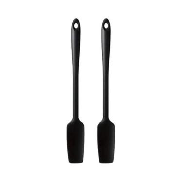 Imagem de Espátula De Silicone Com Cabo Longo Utensílio De Cozinha Antiaderente 