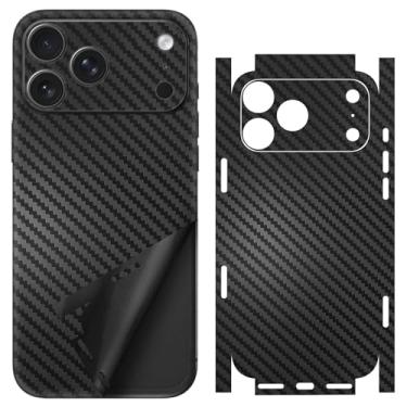 Imagem de SUKIDIOVQ Para iPhone 17 Pro Skin Wrap Using 3M 2080 Fibra de Carbono Favo de Mel Camuflagem Adesivo de Telefone Uma Peça Película Vinil Decalque Protetor de Vidro para Parte Traseira