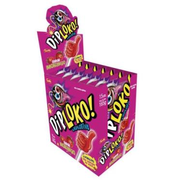 Imagem de Pirulito diploko boom morango