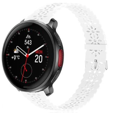 Imagem de Compatível com pulseiras de smartwatch Polar, pulseiras de substituição de silicone de liberação rápida de 20 mm e 22 mm compatíveis com Polar Unite, Ignite, Ignite 2, Ignite 3, Pacer, Pacer Pro