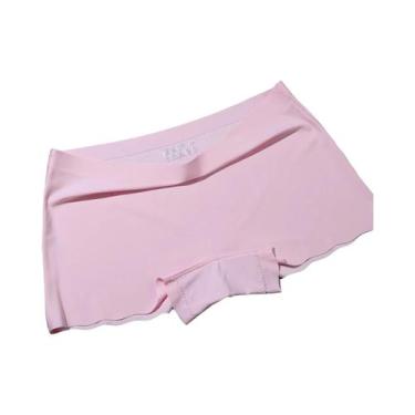 Imagem de Calcinhas Boxer Sem Costura Em Seda Gelada Para Mulheres, Dupla Utiliz