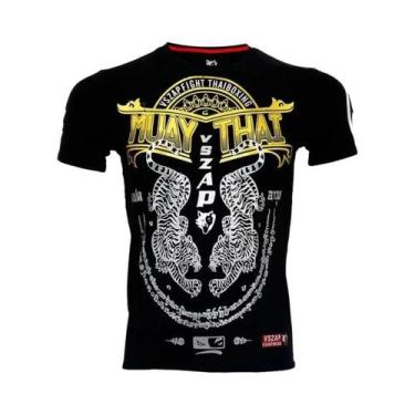 Imagem de Camiseta de combate Muay Thai com estampa fitness tailandesa de secage