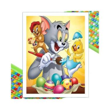 Imagem de Pintura Em Diamante Groot Lilo E Stitch Da Disney, Mosaico Completo DI