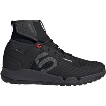 Imagem de Adidas Tênis unissex Five Ten Trailcross Gore-TEX para mountain bike preto/cinza/vermelho solar, tamanho 43, médio
