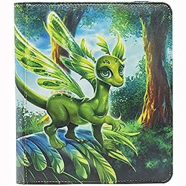 Imagem de Pasta de armazenamento Olive Peah Dragon Shield Codex 4 bolsos 8 160 cartões