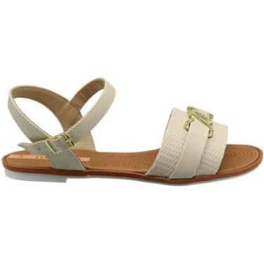 Imagem de Sandália Rasteira Moleca Napa Responto Feminina-Feminino