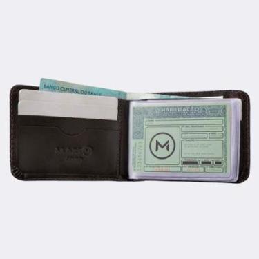 Imagem de Carteira Couro Legítimo CNH Masculina M.Art 61-Masculino