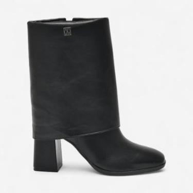 Imagem de Bota Capa Via Marte Cano Curto Preta-Feminino