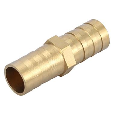 Imagem de Naroote Conector Farpado Reto de Latão Com Vedação de para Ar, água, óleo e Gás, Encaixe 6-20mm para Tubulação de Gás Doméstica (12mm(5 unidades))
