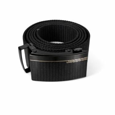 Imagem de Cinto Masculino Casual Social Estiloso Ajustável 120cm Fivela Automáti