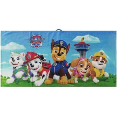 Imagem de Paw Patrol Franco Kids Toalha de Banho/Piscina/Praia, Algodão Super Macio 68 cm x 137 cm