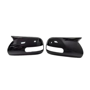 Imagem de Adesivo de carro retrovisor lateral espelho capa asa tampa exterior porta traseira caso guarnição fibra carbono olhar Compatível com scion tc 2011-2016(With Light Black)