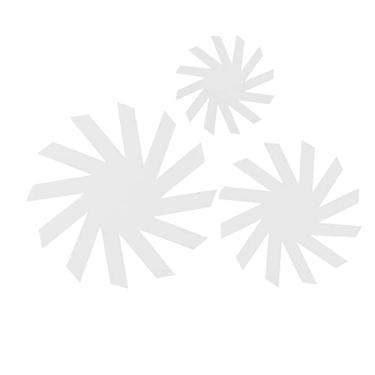 Imagem de Generic Modelo de Cesta de Armazenamento Em Espiral Tecido Régua de Corte Criativa para Costura Rápida, Acolchoado e tricô, para Material PET de Aprimoramento de Tecido Doméstico - 3 Peças 8", 12",