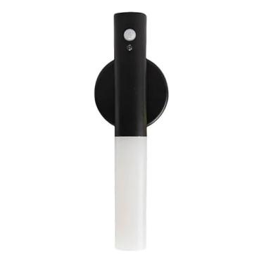 Imagem de Luminária LED Recarregável com Sensor de Movimento Ideal para Guarda Roupa parade chãoc(PRETO)