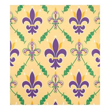 Imagem de Blueangle Capa magnética para lava-louças Mardi Gras, decoração da capa frontal da máquina de lavar louça, adesivos de eletrodomésticos, adesivos de eletrodomésticos, 58 cm C x 66 cm adesivo magnético