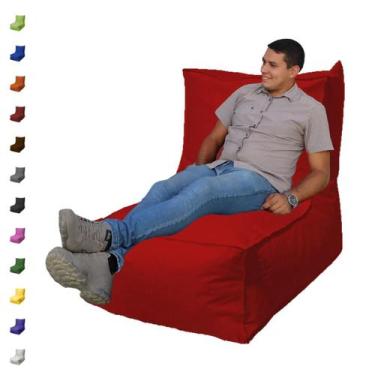 Imagem de Puff Poltrona Conforto Cheio Descanso Decoração Sala - Mercadão dos Pu