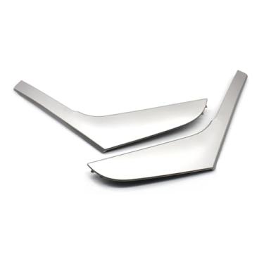 Imagem de Compatível com vw golf 6 gti mk6 2009 2010 2011 2012 2013 2014 acessórios interiores do carro maçaneta da porta capa painel guarnição substituição(Silver 1 pair)