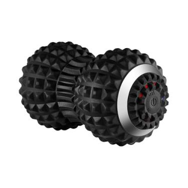 Imagem de Bola de Massagem com Vibração e Recarregável | Vibratório para Massagem no Pescoço e Recuperação | Esticador Cervical Ergonómico,para Casa, Escritório, Yoga, Dormitório, Apartamento, Ginásio e