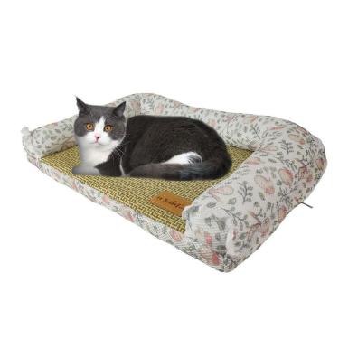 Imagem de Cama Arranhador Gato Pet Felino Almofada Esteira Animal