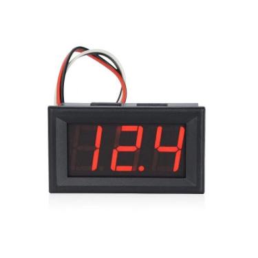 Imagem de Voltímetro Digital AC 127V 220V 500V CA - Medidor de Tensão - RB