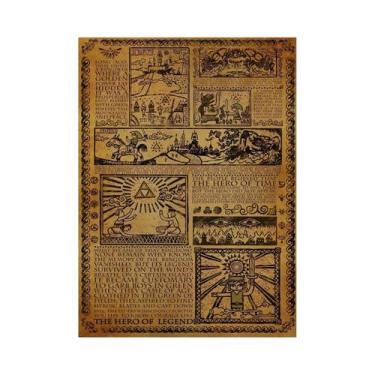 Imagem de Pôster Em Tela De the Legend of Zelda, Arte Moderna Para Quarto, Sala 