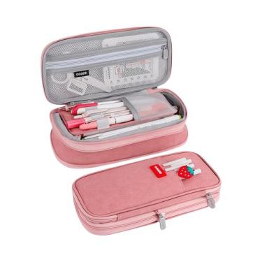 Imagem de Estojo De Lápis De Lona Impermeável De Grande Capacidade, Bolsa De Mat