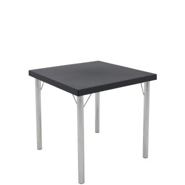 Imagem de Mesa Geo Tramontina Beta Quadrada Suma Grafite Base Alumínio