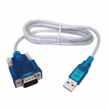 Imagem de Adaptador Usb 2.0 Para Serial Conversor Rs232 Db9 9 Pinos