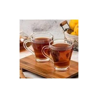 Imagem de Conjunto 3 Canecas Vidro Café Chá Cozinha Bebida Tomar Recipiente Serv