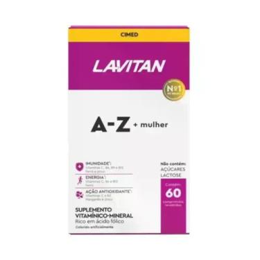 Imagem de Suplemento A-Z+ Mulher com 60 Capsulas Lavitan