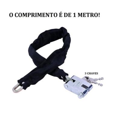 Imagem de Cadeado de aço multiuso com trava de segurança durável antirroubo com 